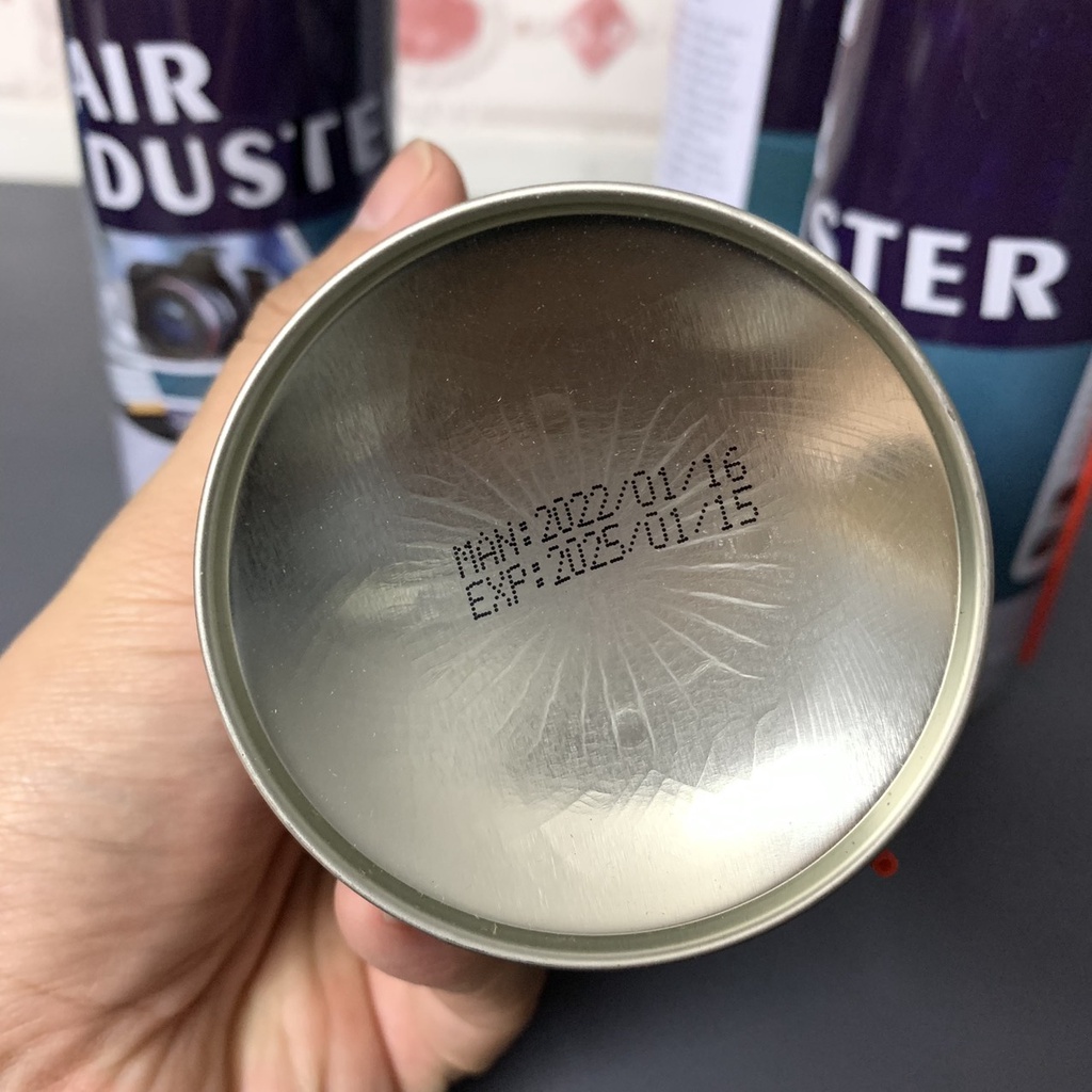 Bình Xịt Khí Nén Air Duster vệ sinh xe, bàn phím, laptop - dung tích 450ml