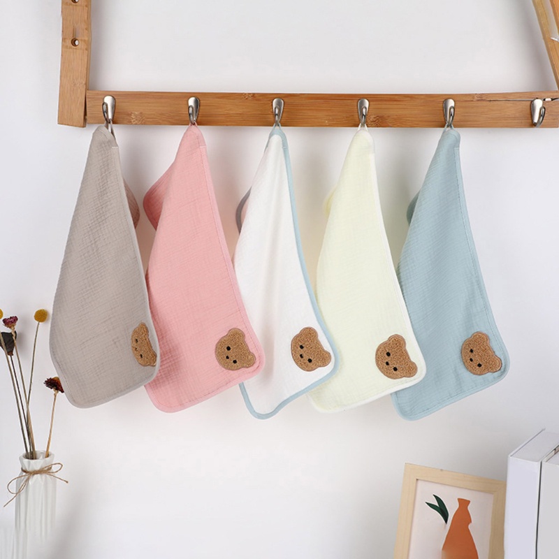 Bộ 2 Yếm Ăn Cotton Mềm Mại Dành Cho Bé Sơ Sinh Bandan