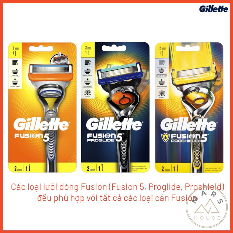 Lưỡi dao cạo râu Gillette Fusion 5 lưỡi chính hãng