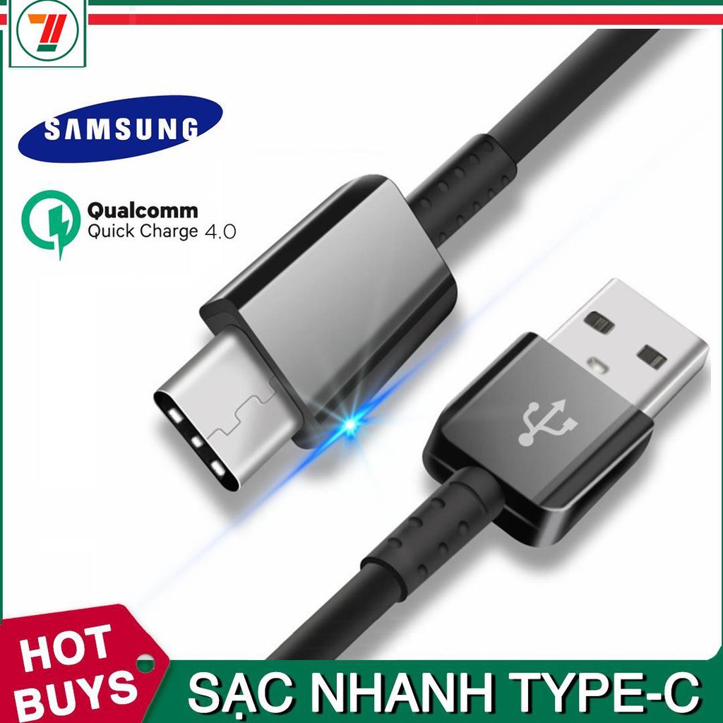 Dây sạc nhanh USB Type C cho điện thoại Galaxy Note 8/ S8/ S8 Plus (trắng) Samsung