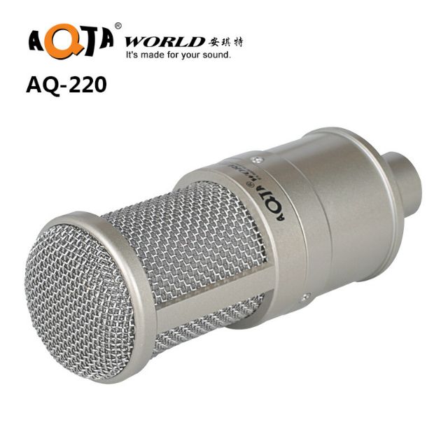 💥 Micro Thu Âm AQTA AQ 220 - Micro Hát Karaoke - Livestream Cao Cấp Chính Hãng Bảo Hành 6 Tháng