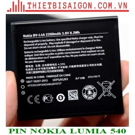 PIN NOKIA LUMIA 540