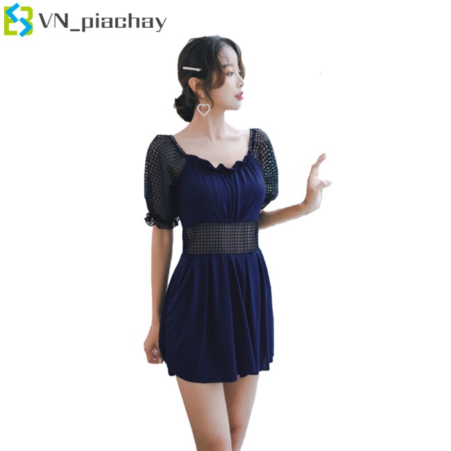 Đồ Bơi Một Mảnh Tay Ngắn Màu Trơn Gợi Cảm Cho Nữ | BigBuy360 - bigbuy360.vn
