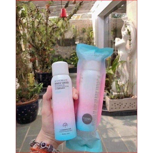 Xịt Chống Nắng Trắng Da MayCreata 150ml