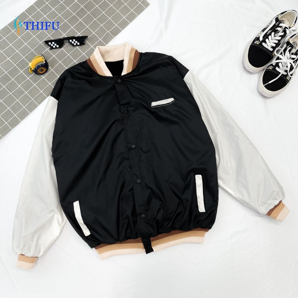 o Khoác Dù THIFU FASHION Dáng Bomber , áo khoác  Lót Das Dày Chống Nắng Tránh Mưa Cho Nam Và Nữ | BigBuy360 - bigbuy360.vn