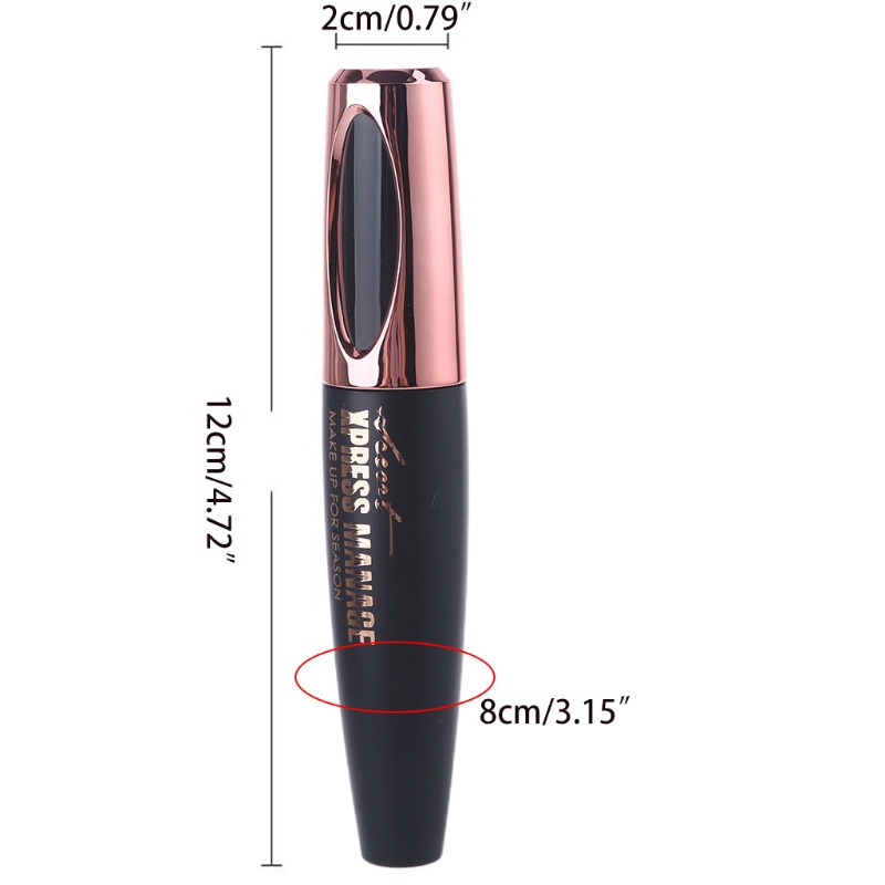 [Hàng mới về] Mascara chuốt mi 4D màu đen chống thấm nước chất lượng cao