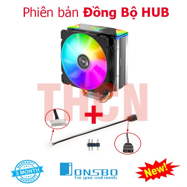 Tản Nhiệt CPU Jonsbo CR1400 Fan 9cm Led RGB Sync