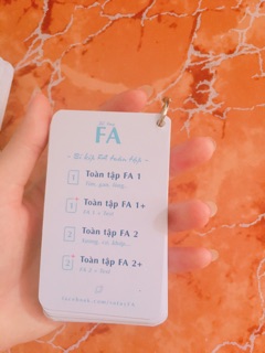 Sổ tay FA, full A+ giải phẫu