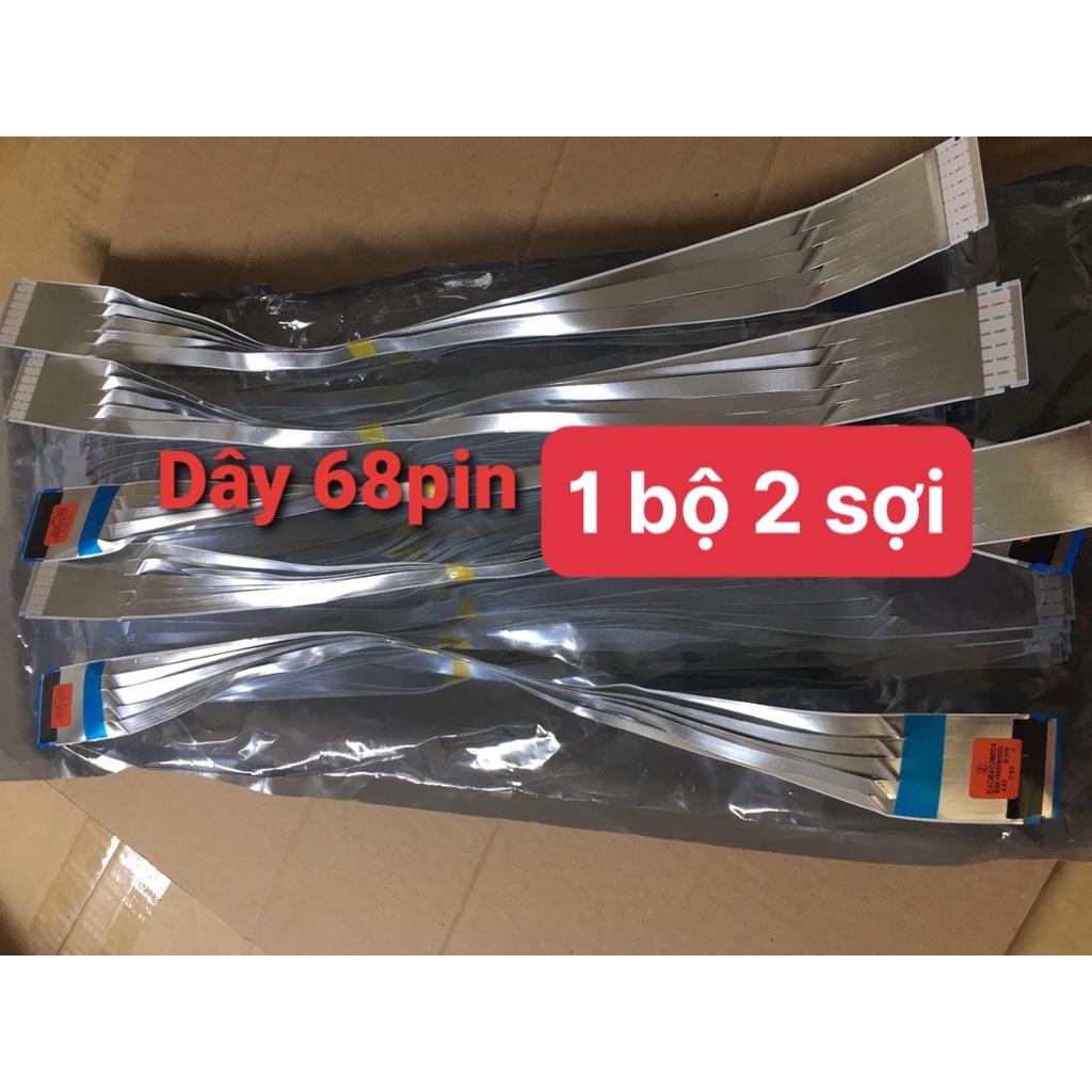 Cable,FFC cáp từ bo mạch chính lên màn hình tivi LG chậy Màn BOE 68 Pin  EAD64666301-EAD64666302