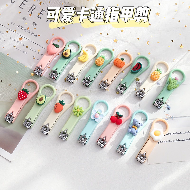 Bấm móng tay có đính icon cute - shopliam