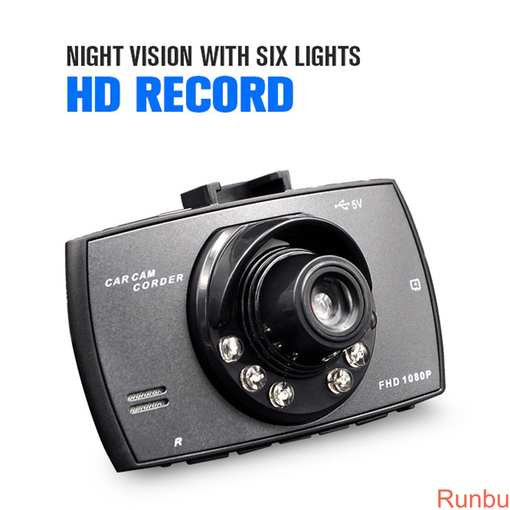 Runbu-Car Camera Full HD 1080P 2 7" Car Dvr Driving Recorder + Motion Detection Night View G-Sensor 32GB DVRS Dash Cam