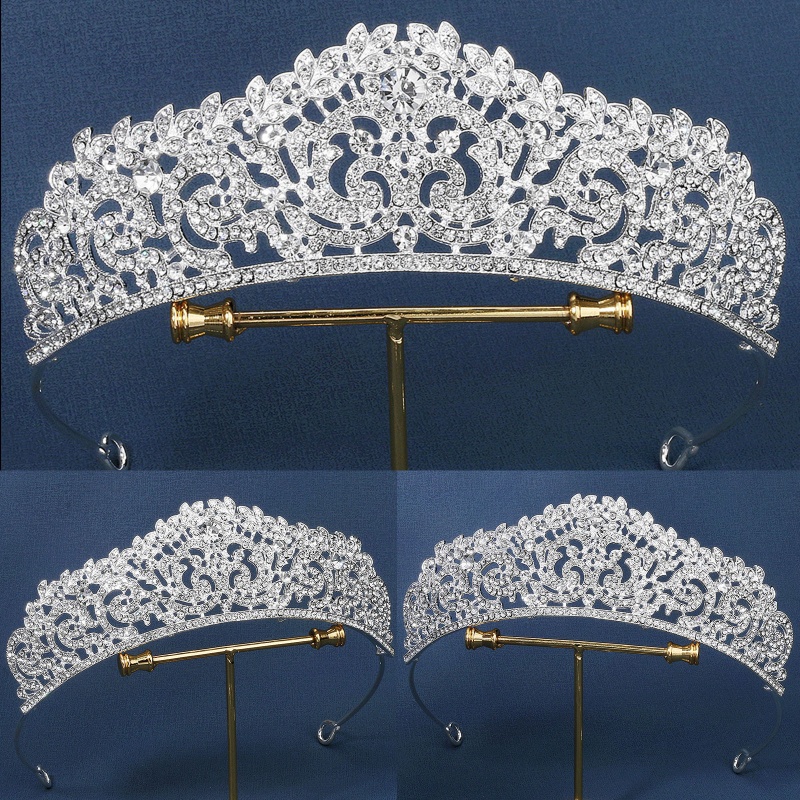 Vương Miện Đính Đá Lấp Lánh Kiểu Công Chúa Xinh Xắn Cho Bé Gái