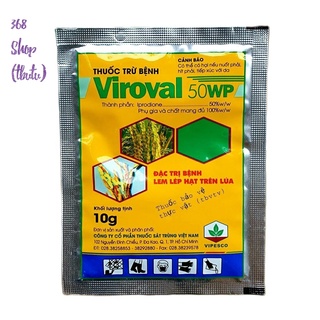 Thuốc trừ bệnh Viroval 50WP - Trừ các loại nấm bệnh cây trồng. Gói 10gr