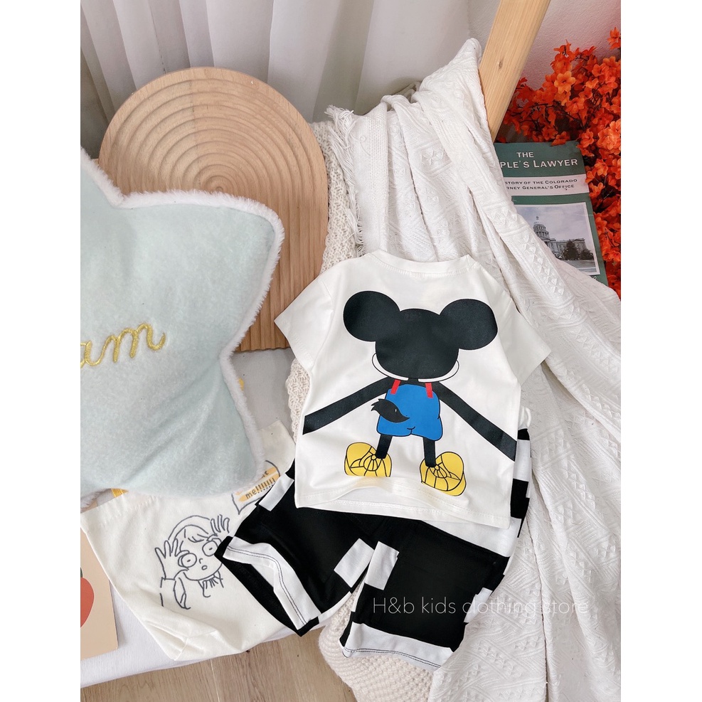 SIÊU PHẨM - SÉT BÀN TAY HÈ CHO BÉ TRAI QUẦN LỬNG cotton 4c size 7-20kg