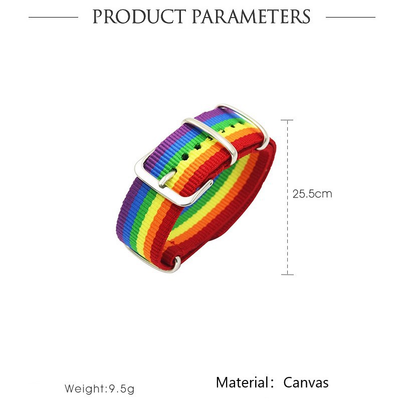 Vòng tay màu sắc cầu vồng phong cách Hàn Quốc xinh xắn cho nữ