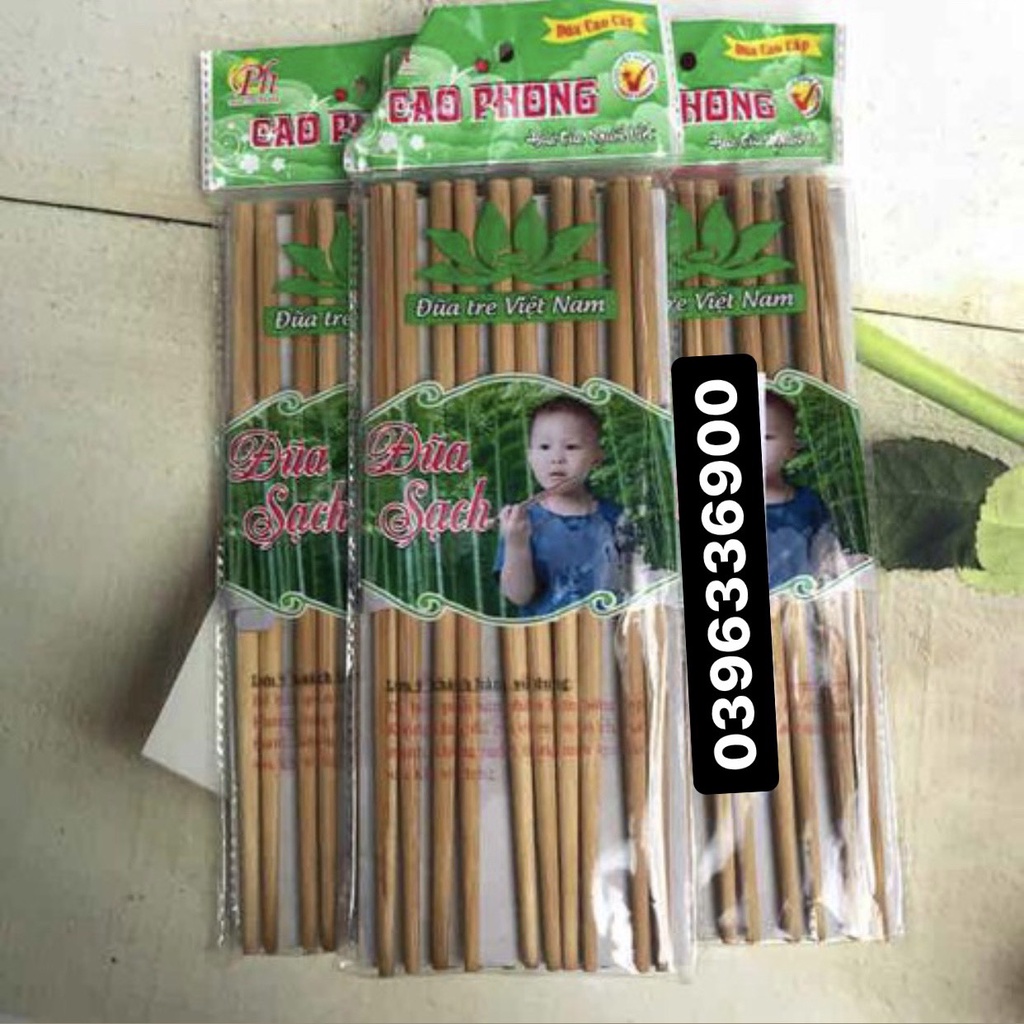 Đũa Tre Cao Phong Siêu Rẻ Siêu bền hàng Việt Nam chất lượng cao