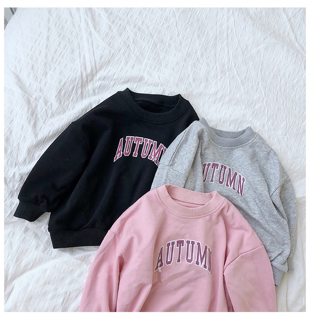 Áo nỉ chui đầu sweater Autumn cho bé trai