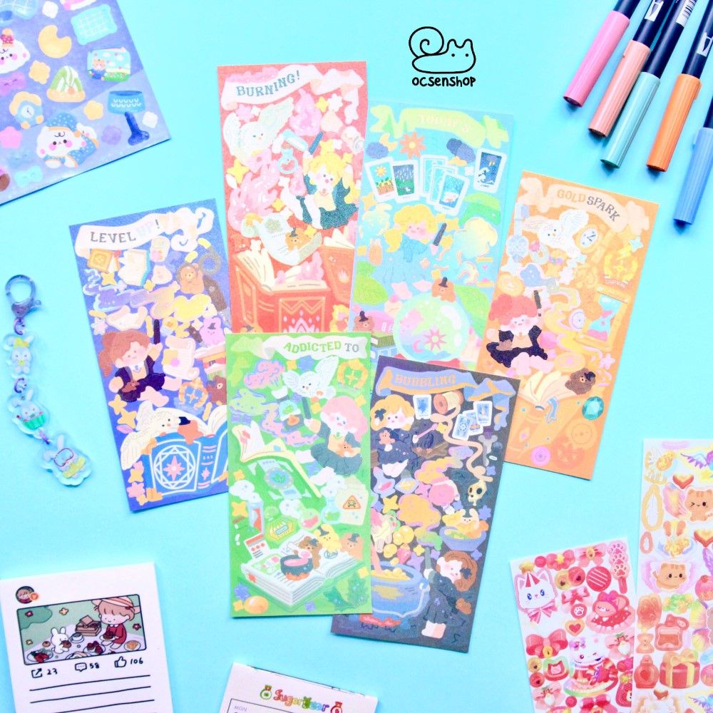 Sticker cô bé Phù thủy
