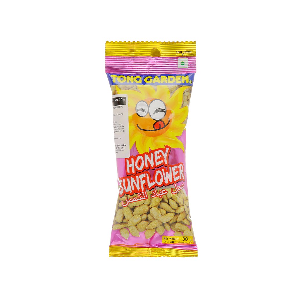 Hạt hướng dương tẩm mật ong Tong Garden gói 30g
