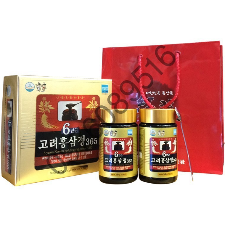 [ Trợ Giá ] Cao Hồng Sâm 365 Cao Cấp Hàn Quốc