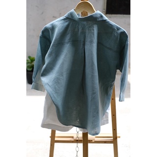 Áo sơ mi oversize chất liệu Linen