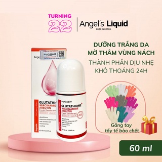 Lăn vùng nách mờ thâm, dưỡng trắng da Angel Liquid Glutathione Fresh Deodorant 60ml
