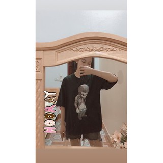 Áo thun tay lỡ X1 OVERSIZE UNISEX (2 Màu ĐEN-TRẮNG)