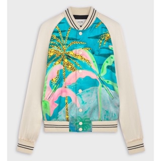 Áo khoác C3line satin bomber jacket ss21
