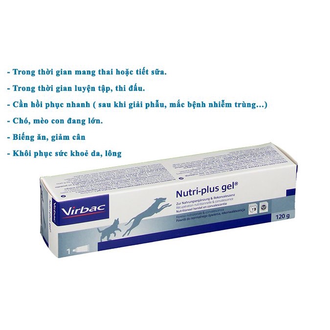 Gel Dinh Dưỡng Virbac Nutri Plus Cho Chó Mèo