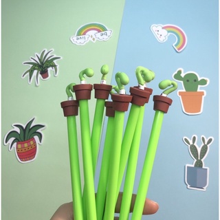 C11 Bút mực viết hình chậu cây nảy mầm đáng yêu