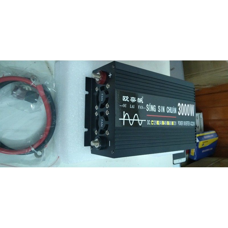 KICH ĐIỆN INVERTER 12V 3000W SIN CHUẨN - 12V 3000W SÓNG SIN CHUẨN