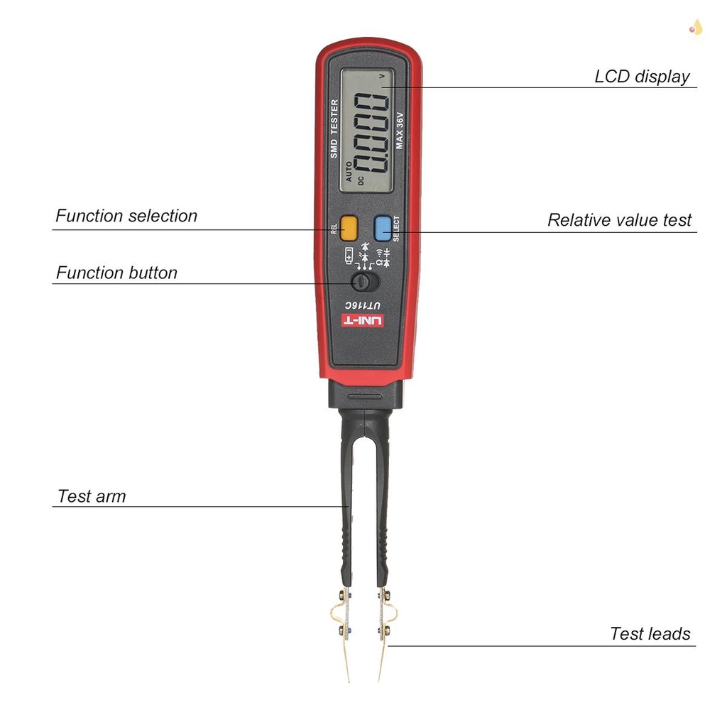Vạn Năng Kế Kỹ Thuật Số LCD UNI-T SMD Chuyên Dụng Chất Lượng Cao