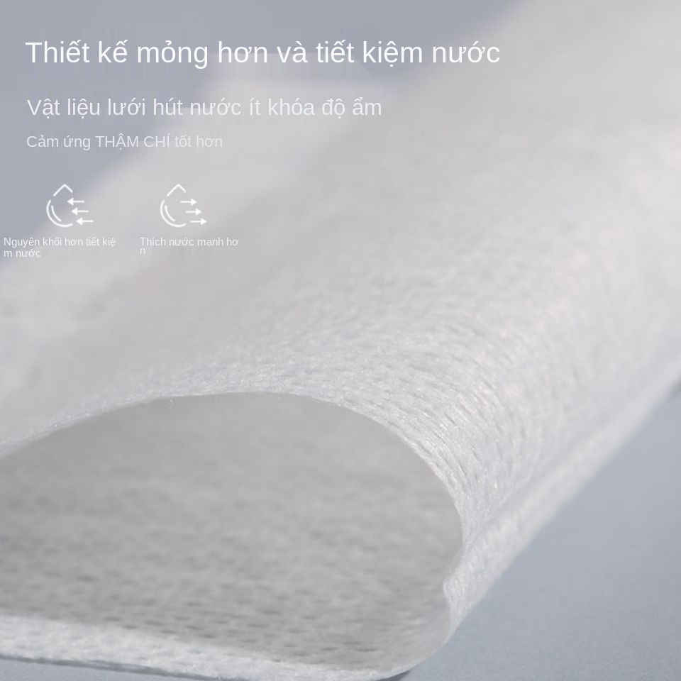 Tấm bông tẩy trang co giãn, loại mỏng chuyên dụng để nén ướt | BigBuy360 - bigbuy360.vn