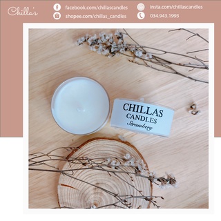 Nến Thơm Tealight Strawberry Cao Cấp Hương Dâu Tây