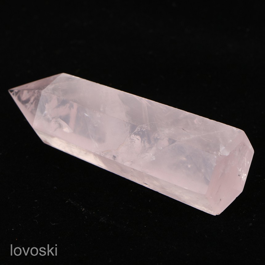 Tinh thể thạch anh tự nhiên màu hồng độc đáo