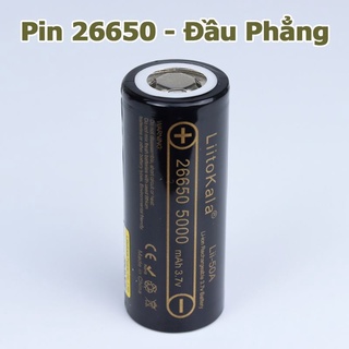 Pin liitokala 26650 dung lượng 5000mah xả 5c (Sp mới 100%)