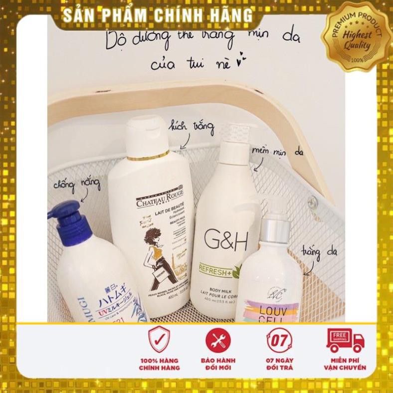 Body louvcell tuýt nhỏ 120ml trắng da dùng hàng ngày có tem đầy đủ dưỡng trắng da từ sâu bên trong | BigBuy360 - bigbuy360.vn