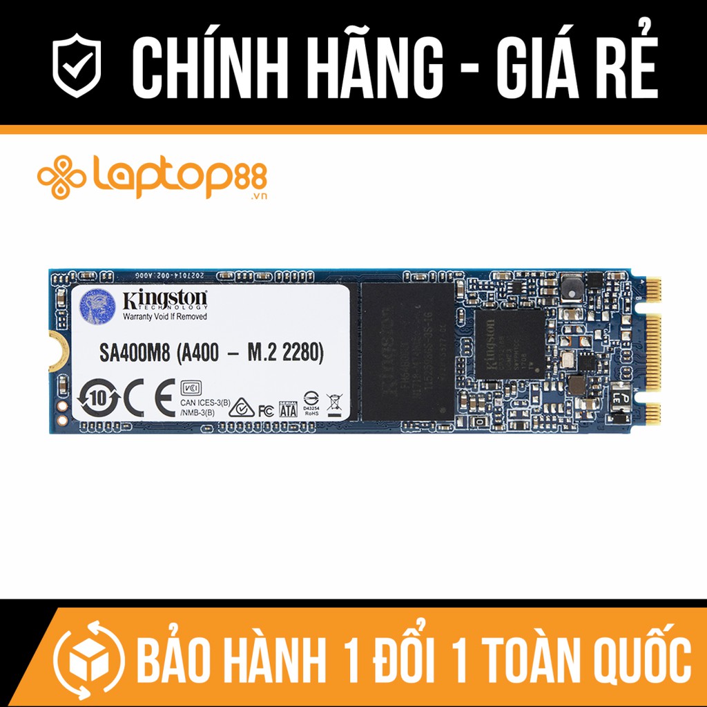 Ổ cứng SSD M.2 2280 Kingston SA400M8 / SNS8180S3 SATA III HÀNG CHÍNH HÃNG BH 36 THANG | BigBuy360 - bigbuy360.vn