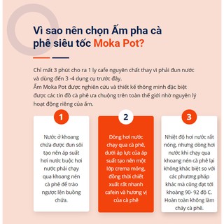 Ấm pha cà phê moka express 3 ly