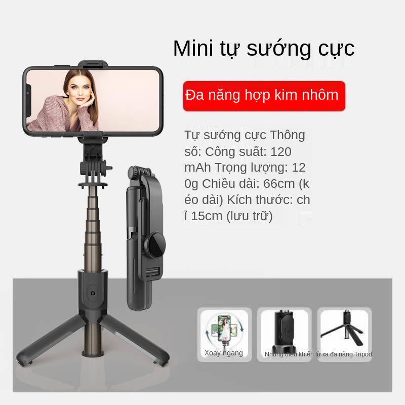 ◊✾Gậy selfie mini dễ thương Điện thoại di động OPPO / vivo / Huawei Apple Xiaomi Chân máy cầm tay đa năng đa năng