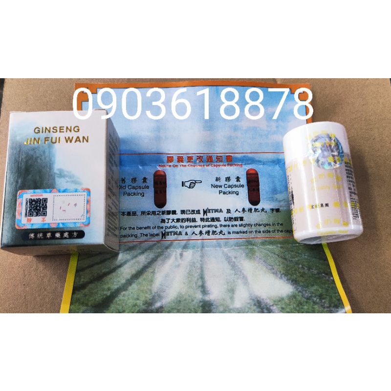 Nhân Sâm Tăng Phì Hoàn - Tăng cân Jin Fui Wan