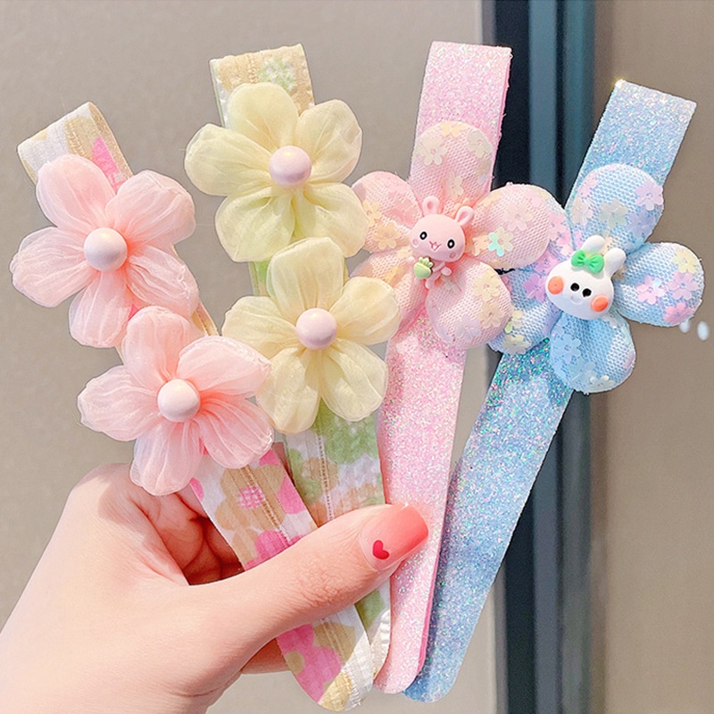 Kẹp Tóc Hình Bướm / Hoa Thời Trang Hàn Quốc Dễ Thương Cho Bé Gái
