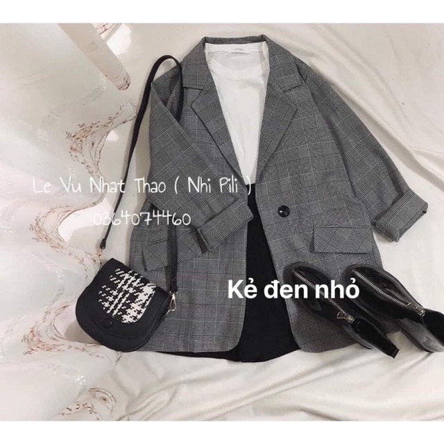 Áo Vest Nữ Blazer Kẻ sọc - Trơn - Nhiều màu