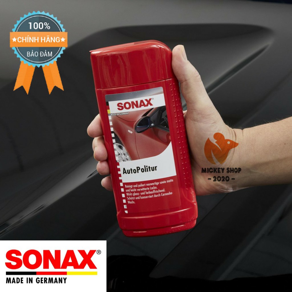 [ CAO CẤP ] Kem Đánh Bóng Sơn Xe SONAX CarPolish 250ml 300100