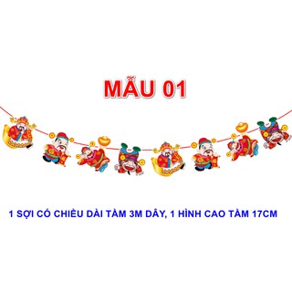 Cờ treo trang trí tết MẪU 01