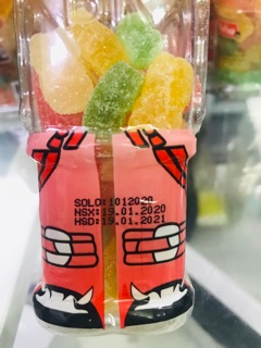 Kẹo dẻo Malisa chai lớn 80g