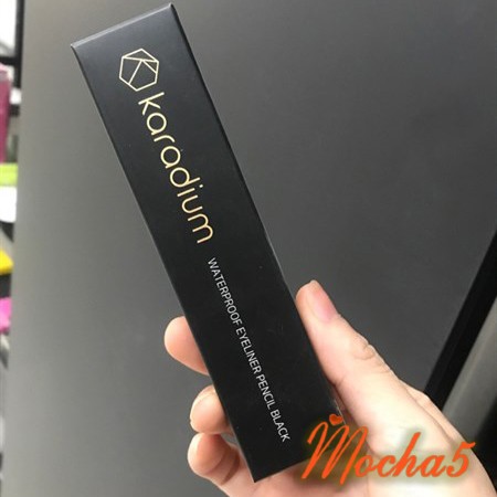 Sỉ chì kẻ mắt KARADIUM Waterproof Eyeliner Pencil Black dễ kẻ chống nước, chống lem VỎ Đen | BigBuy360 - bigbuy360.vn