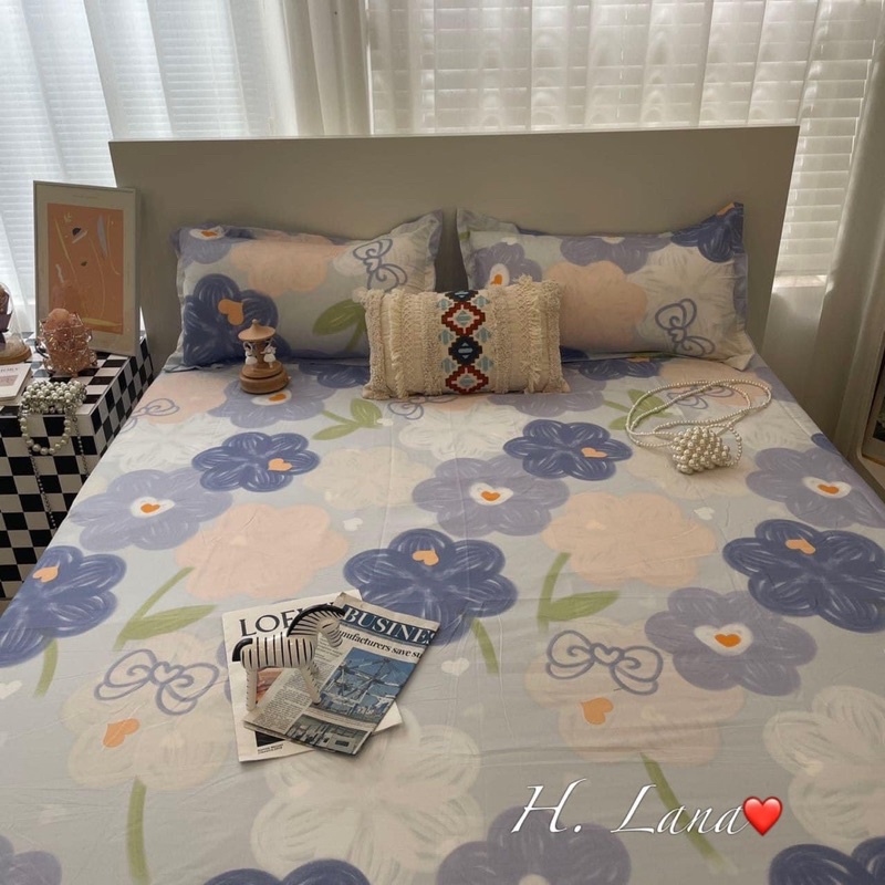 SET GA+ 2 VỎ GỐI HOA TÍM NHÍ