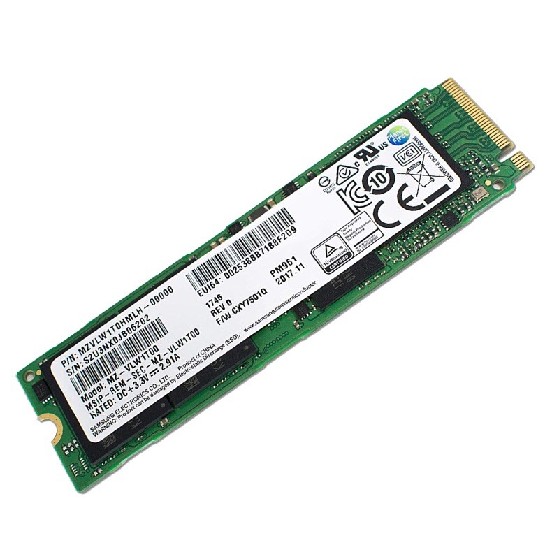 SSD Samsung 1TB PM961 M.2 NVMe PCle Chính Hãng