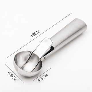Stainless steel ball digger ice cream spoon